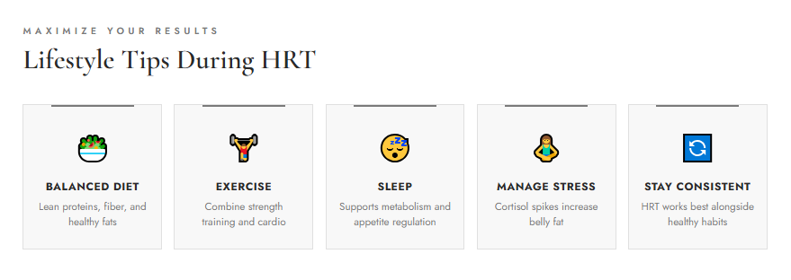 Lifestyle Tips During HRT