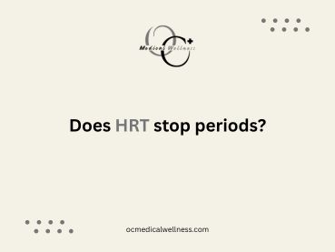 Does HRT stop periods​?