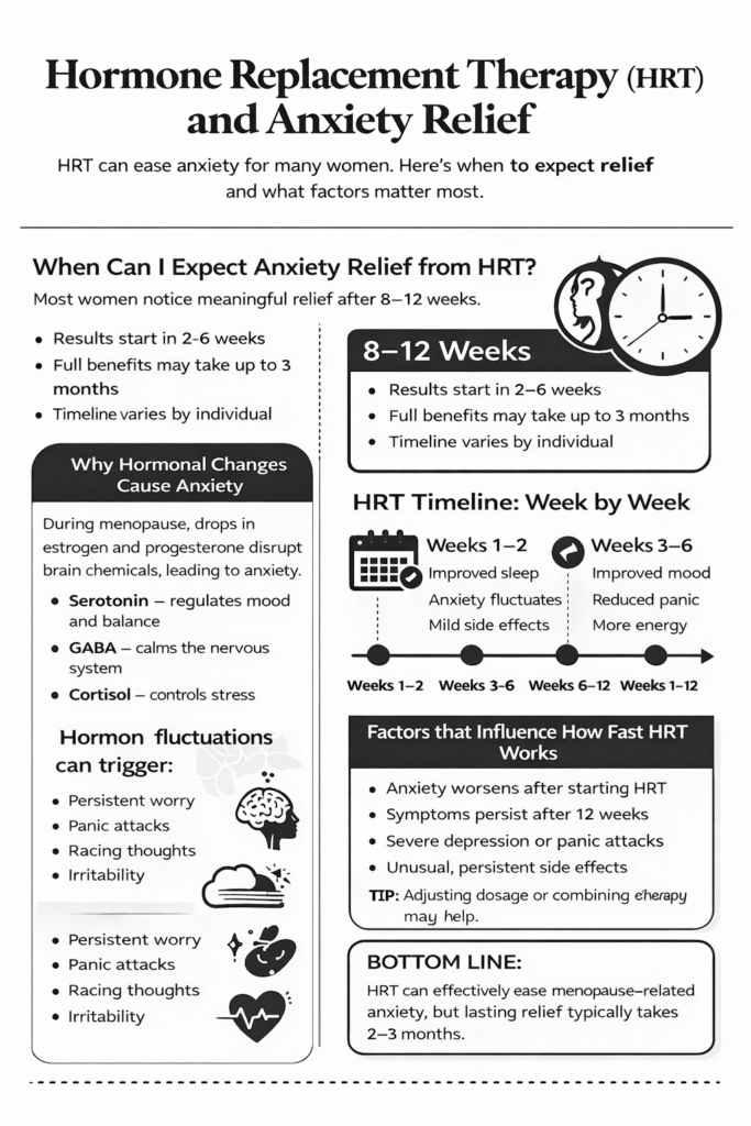 How Long Does HRT Take to Work for Anxiety