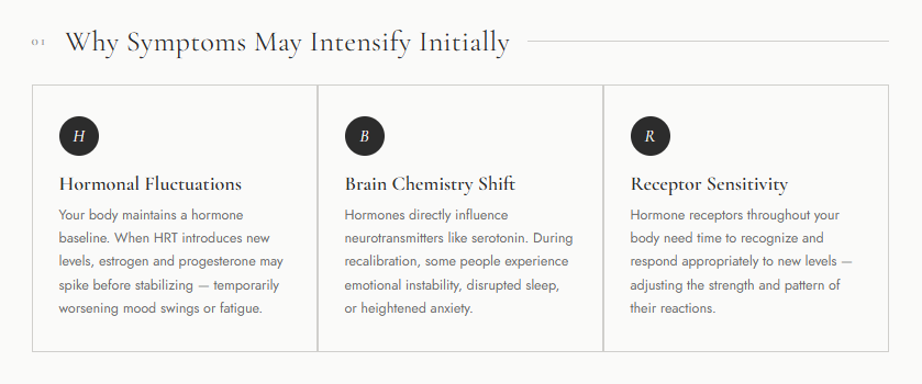 Why HRT Can Make Symptoms Worse Initially