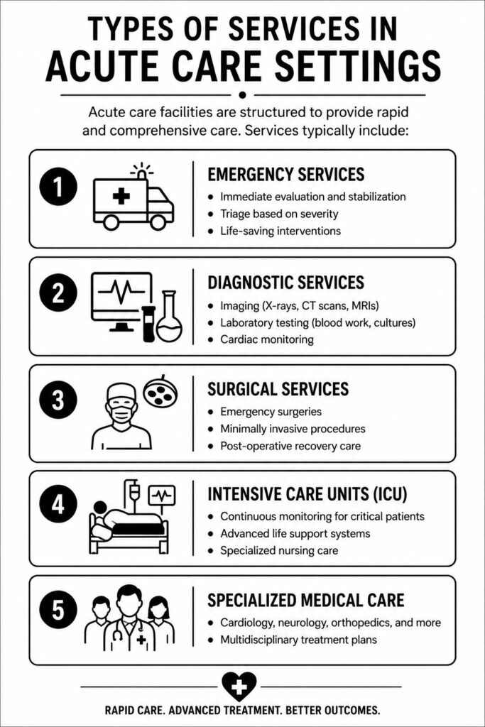 Types of Services in Acute Care Settings