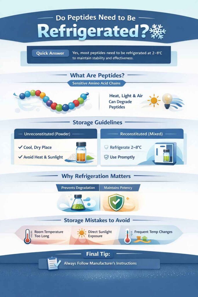 Do Peptides Need to Be Refrigerated?