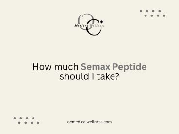 How much Semax Peptide should I take​