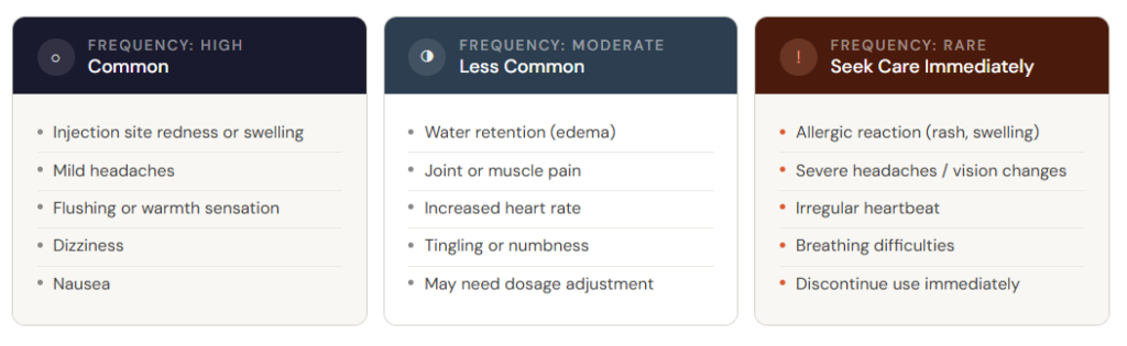 Common Sermorelin Peptide Side Effects