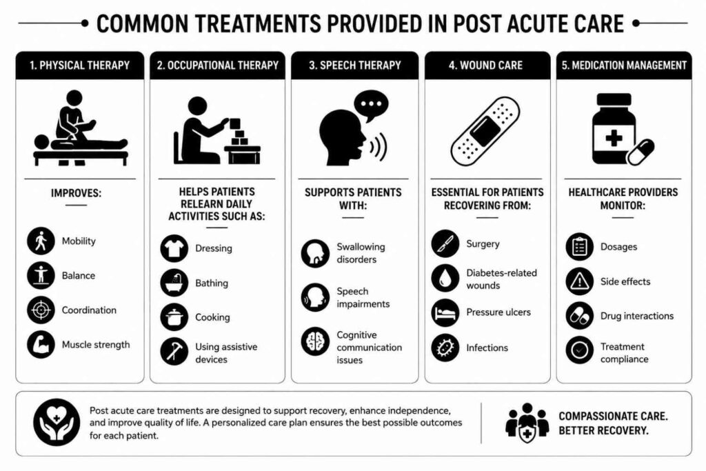 Common Treatments Provided in Post Acute Care