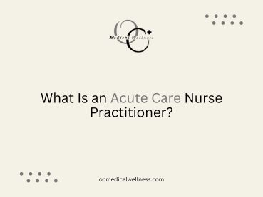 What Is an Acute Care Nurse Practitioner?