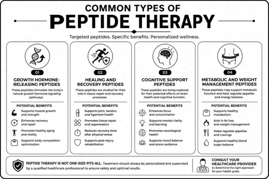 Common Types of Peptide Therapy
