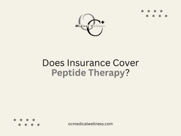 Does Insurance Cover Peptide Therapy?