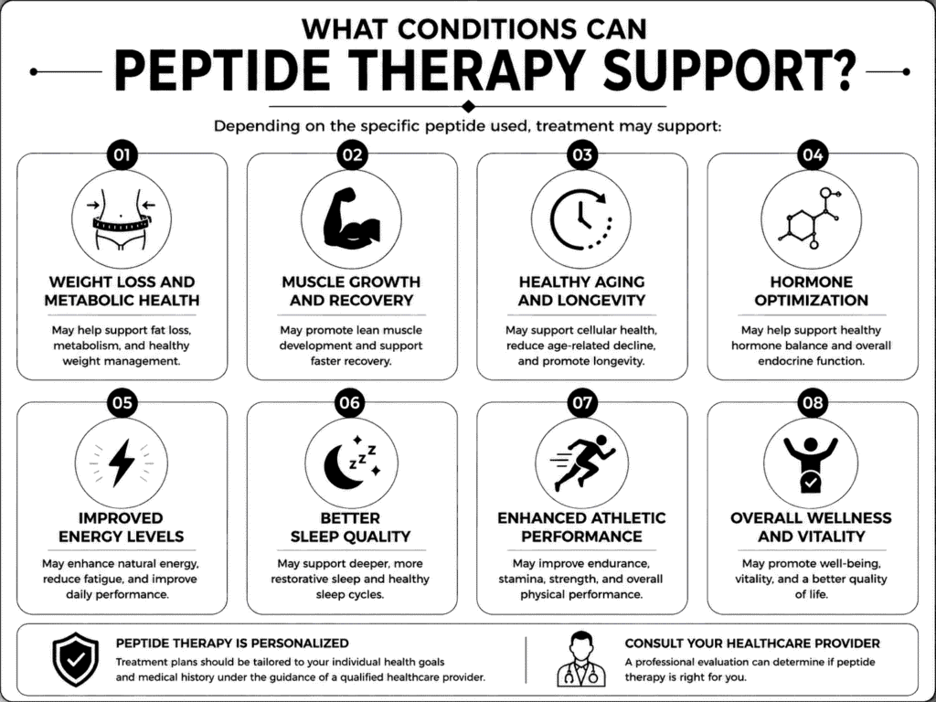 What Conditions Can Peptide Therapy Support?