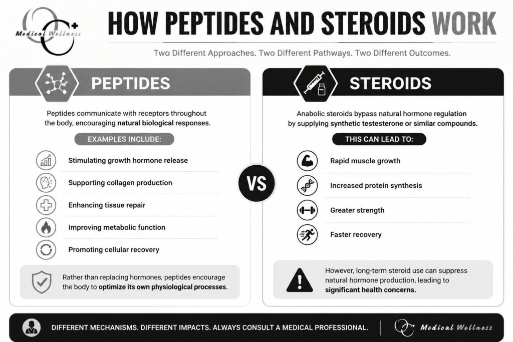 How Peptides and Steroids Work
