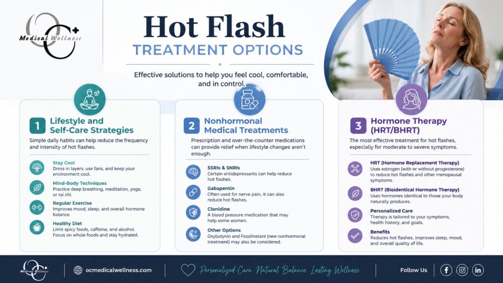 Hot Flash Treatment Options